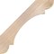 Ekena Millwork 3 1/2"W x 32"D x 32"H Olympic Smooth Knee Brace, Douglas Fir BRC04X32X32OLY00SDF - alternate 4